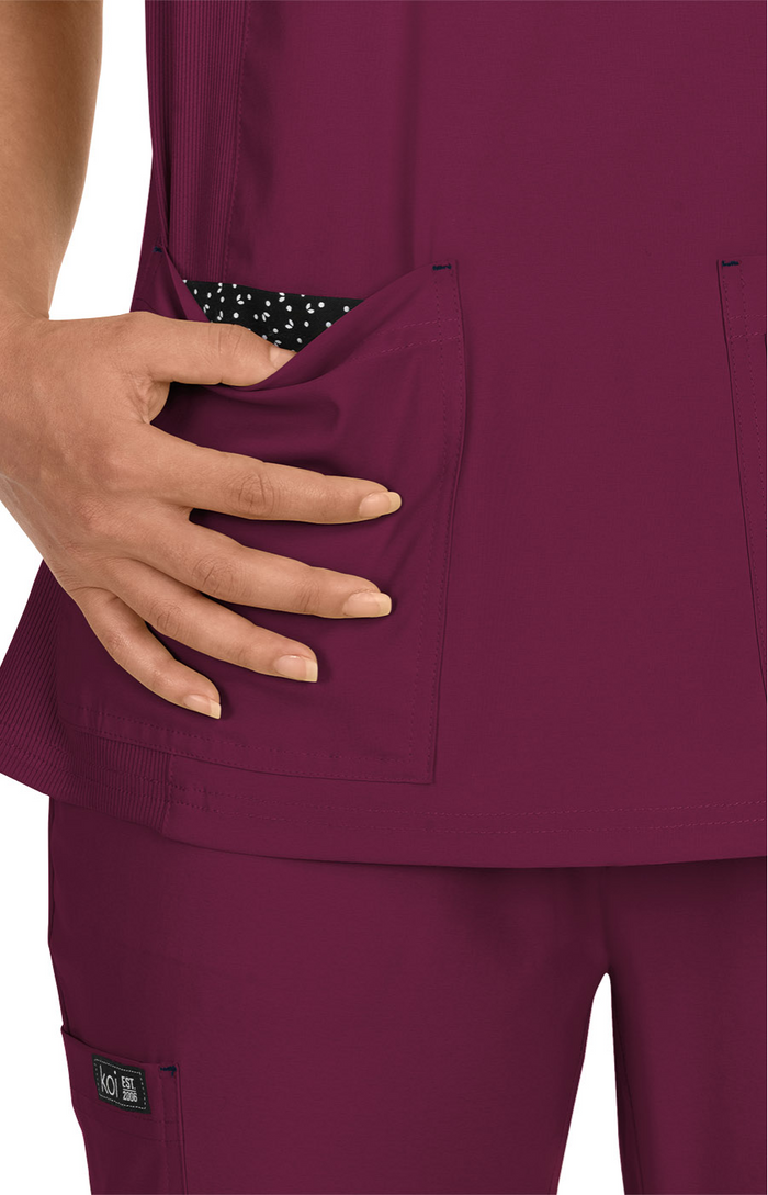 Conj. Mujer Koi Basics Mujer Katie / Holly Wine