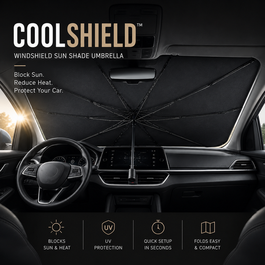 CoolShield™ — Premium Windshield Sun Shade Umbrella