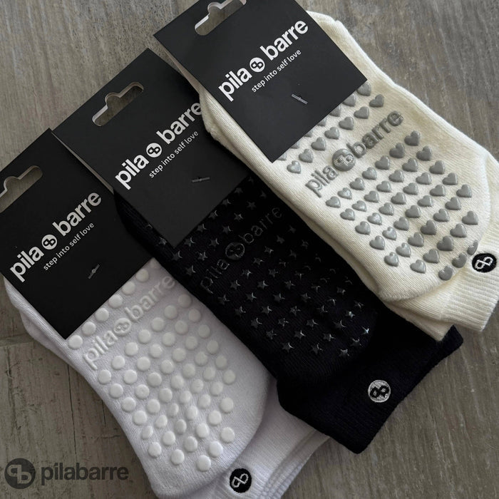 Cream Low Grip Socks Cream
