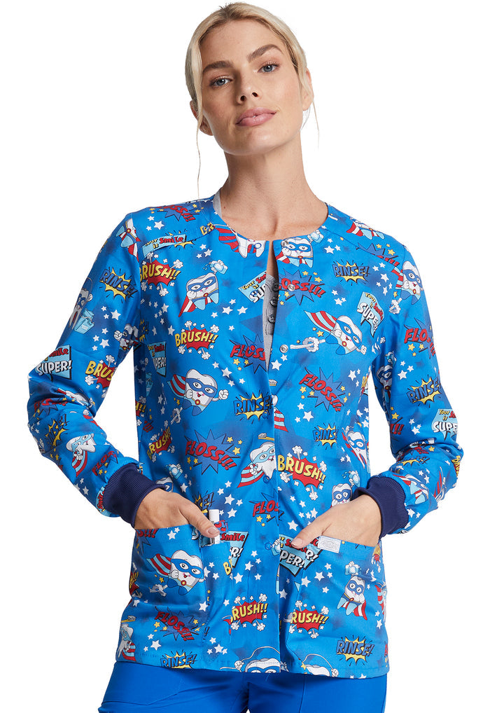 Cubrepolvos Dickies Mujer Estampado Mod. DK306 SUSM Super Smile