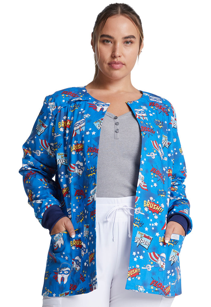 Cubrepolvos Dickies Mujer Estampado Mod. DK306 SUSM Super Smile