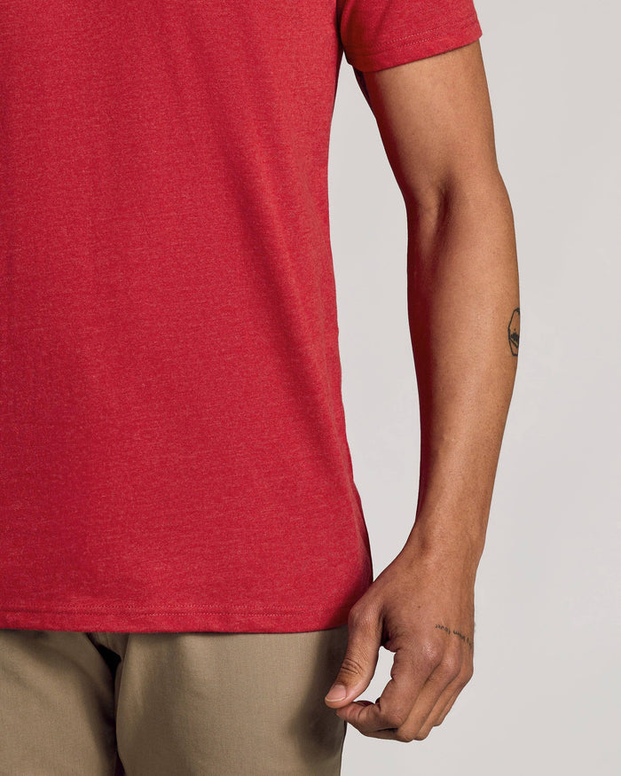 Dark Heather Lava Classic Crew Neck