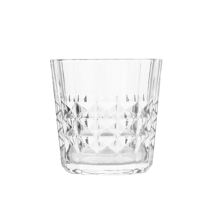 Delisoga Prism Pattern Classical Crystal Drinking Glass | Set of 6