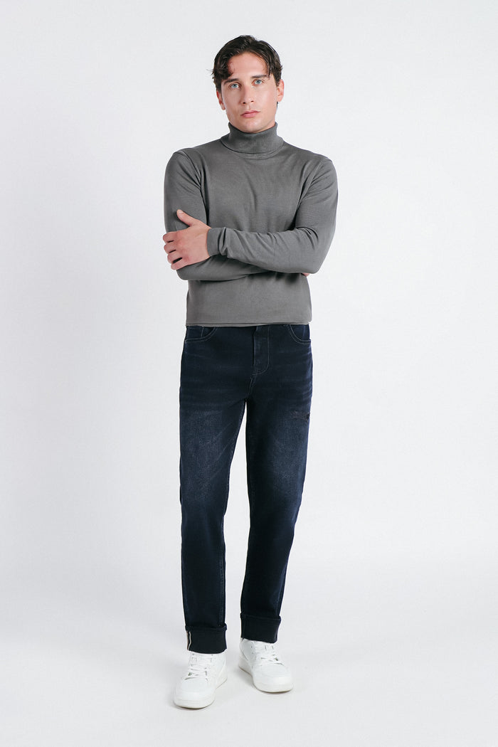 DENIM LOOSE FIT BLUBLACK