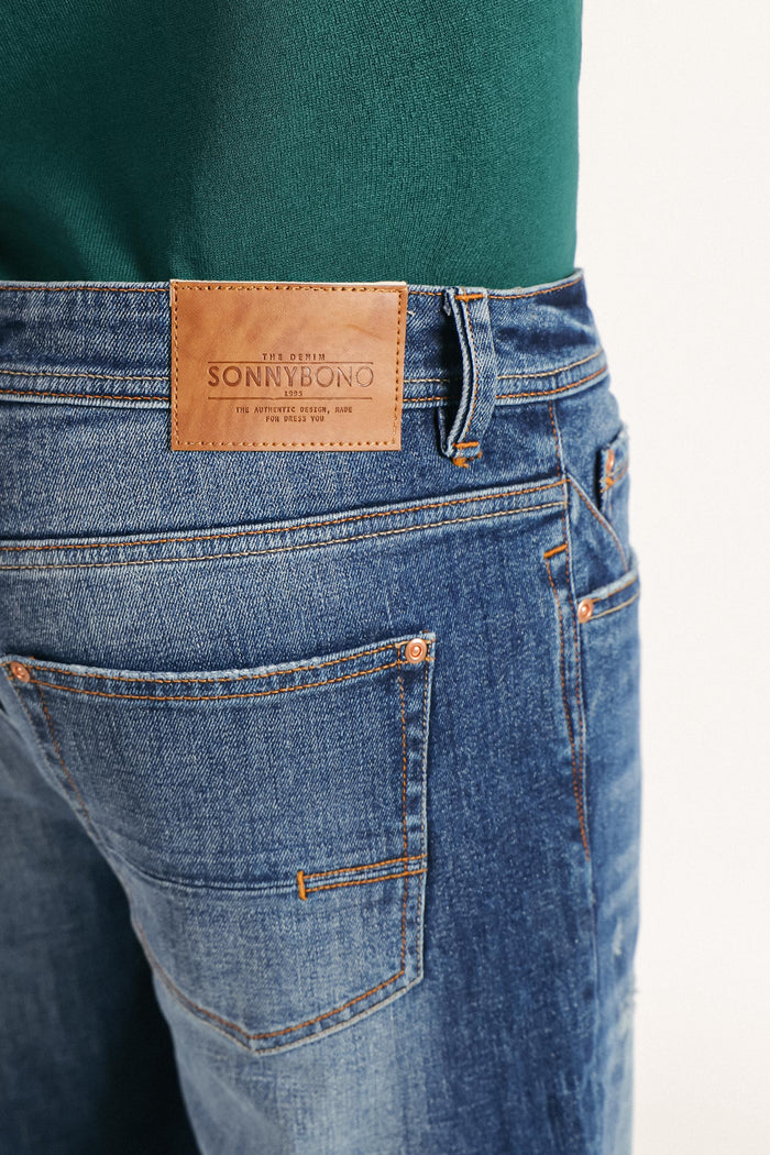 DENIM LOOSE FIT INDACO - Sonnybono