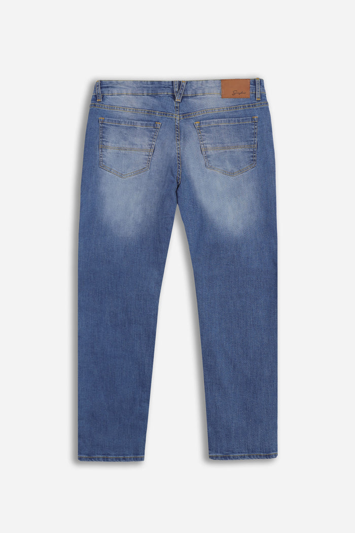 DENIM REGULAR FIT BLU JEANS
