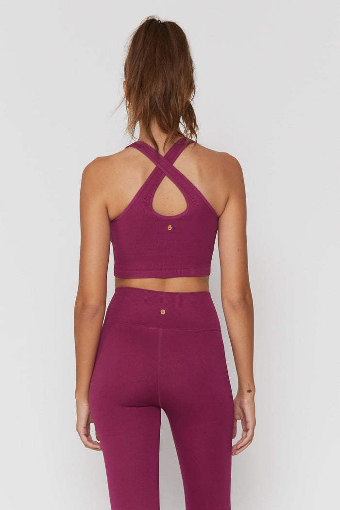 DISCONTINUED - Athena Seamless Crop Tank | Spiritual Gangster