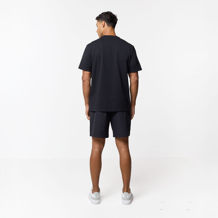 Double Pocket Tech T-Shirt Twinset | Black