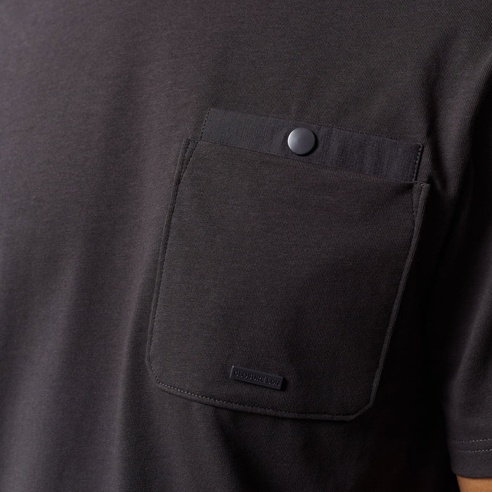 Double Pocket Tech T-Shirt Twinset | Charcoal