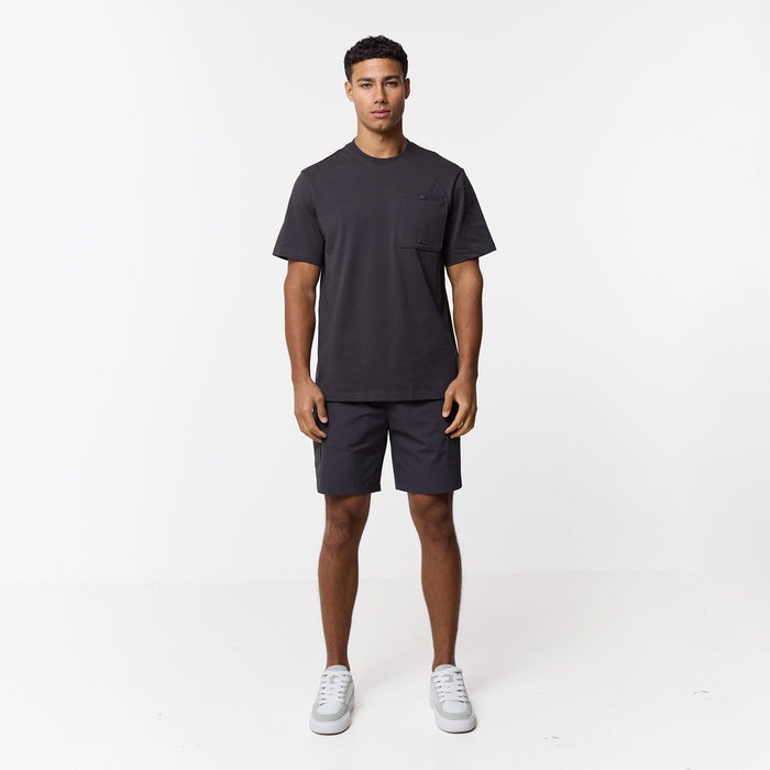 Double Pocket Tech T-Shirt Twinset | Charcoal