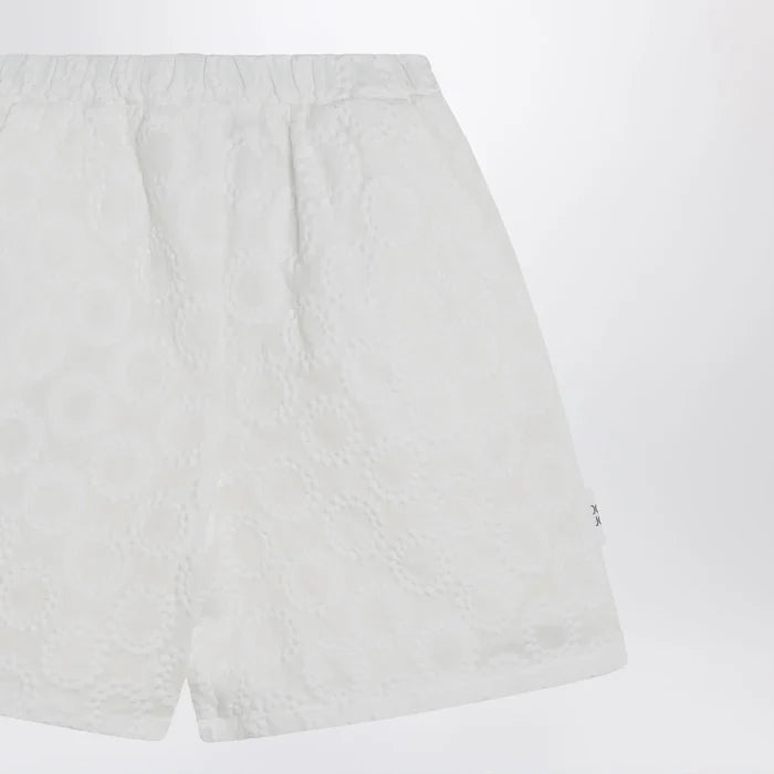 Douuod - White cotton Shorts