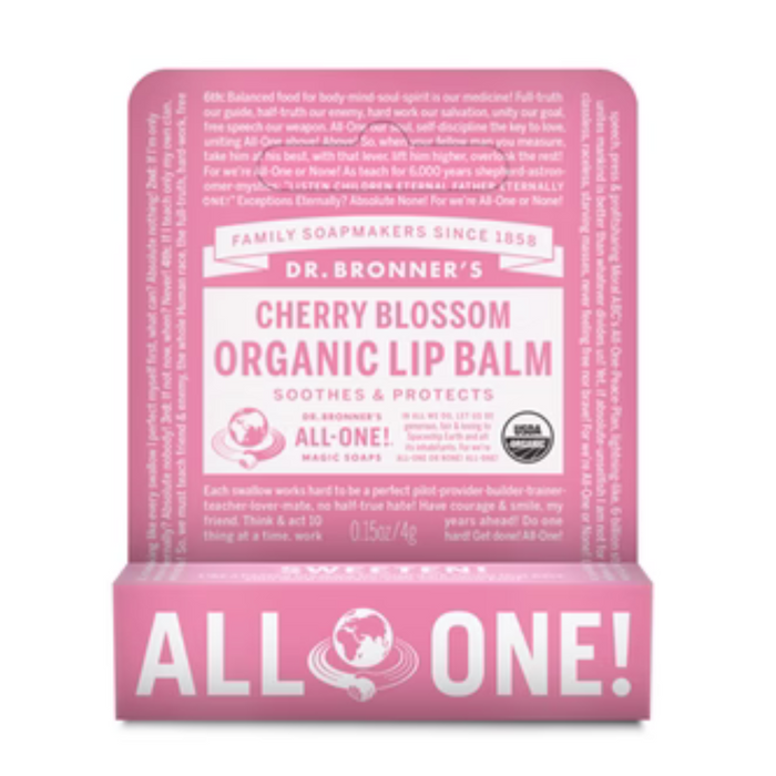 Dr Bronner Organic Cherry Blossom Lip Balm 4g