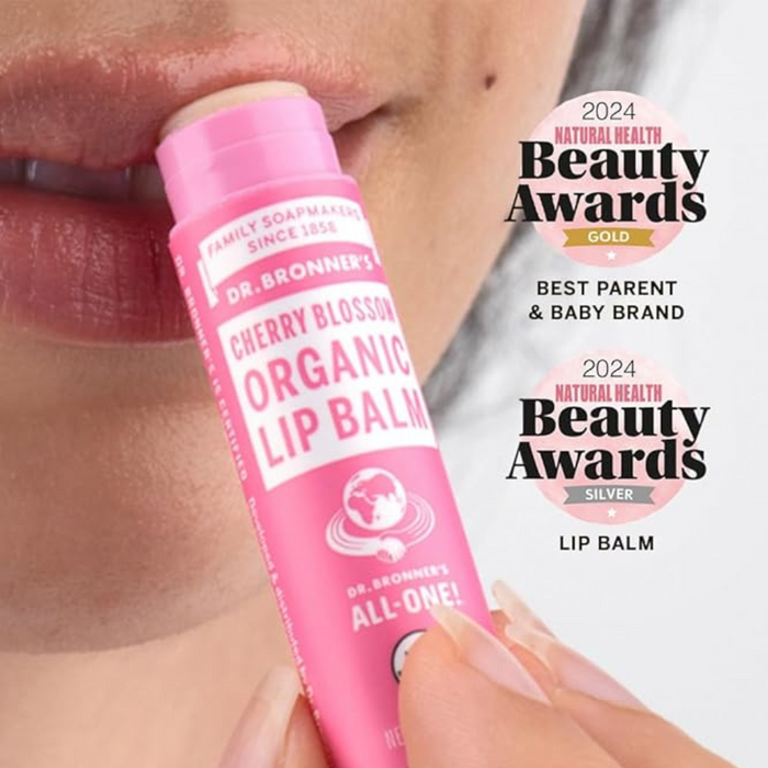 Dr Bronner Organic Cherry Blossom Lip Balm 4g
