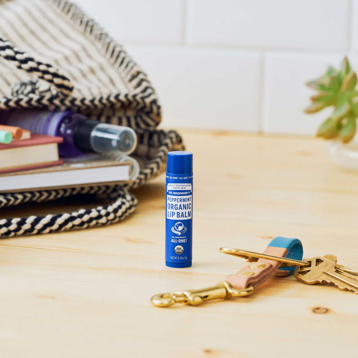 Dr Bronner's Organic Lip Balm Peppermint 4g