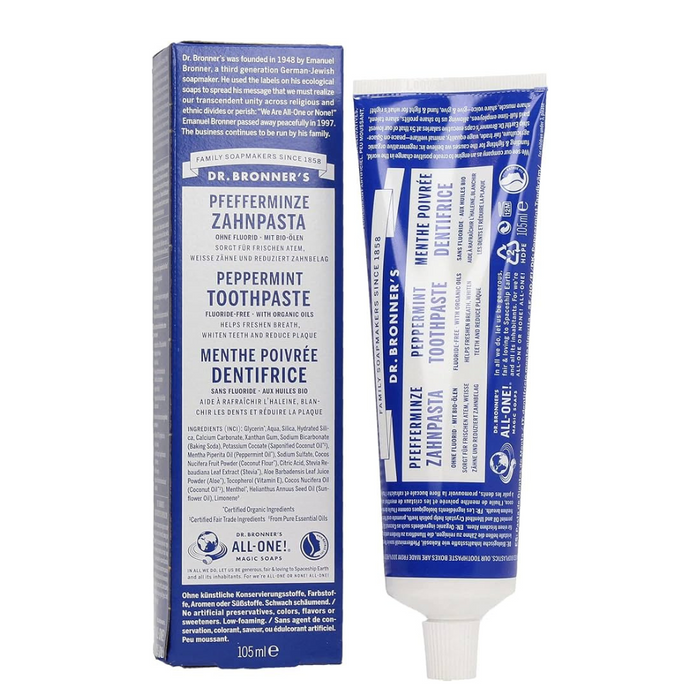 Dr Bronner's Peppermint Toothpaste 105ml