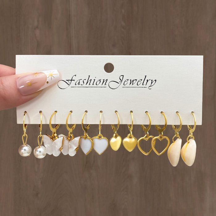 E1626 - Korean Fashion Stylish Earring Set