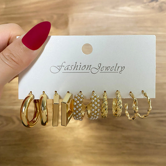 E1629 - Korean Fashion Stylish Earring Set