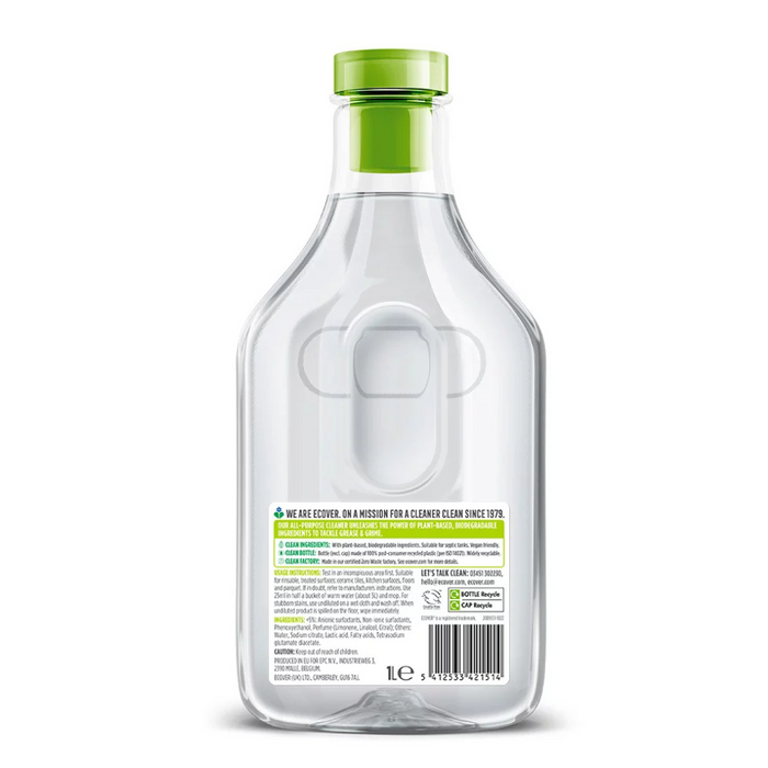 Ecover All Purpose Cleaner - Lemongrass & Ginger 1Ltr