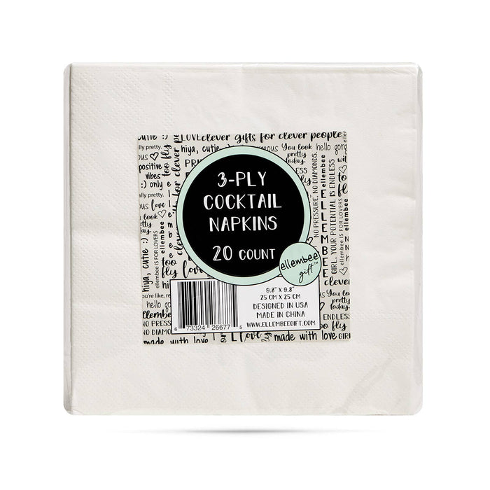 ellembee gift - My body asked for water funny and sassy Cocktail Napkins