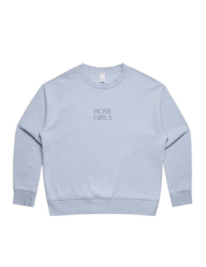 Embroidered Crew (Powder Blue)