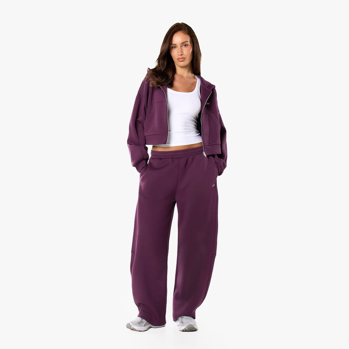 Essential Heavy Scuba Barrel Leg Tracksuit | Plum