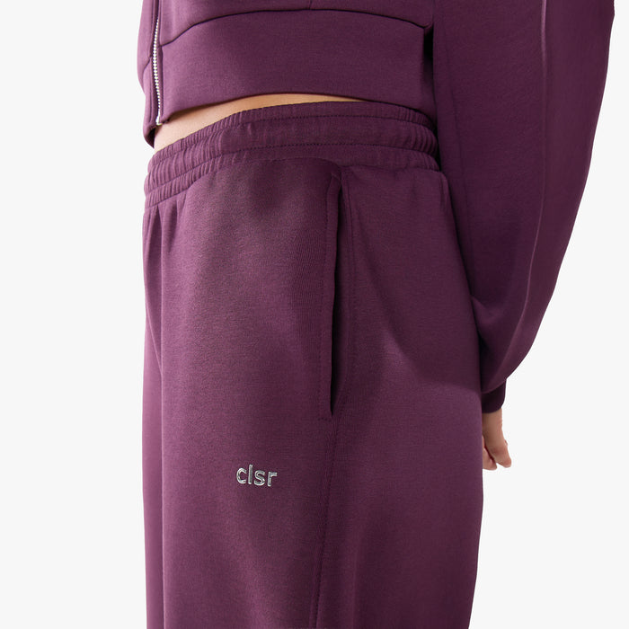 Essential Heavy Scuba Barrel Leg Tracksuit | Plum