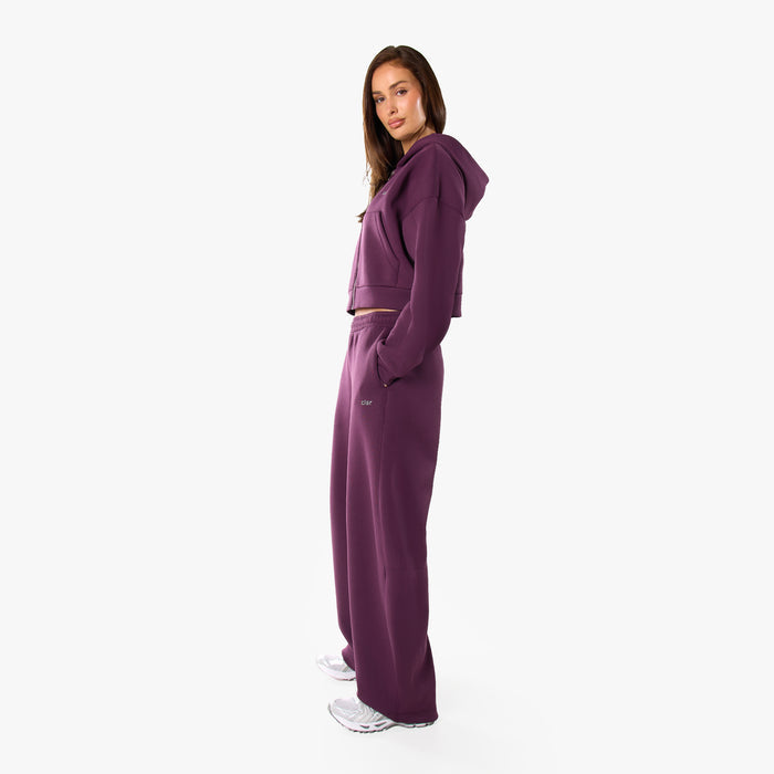 Essential Heavy Scuba Barrel Leg Tracksuit | Plum
