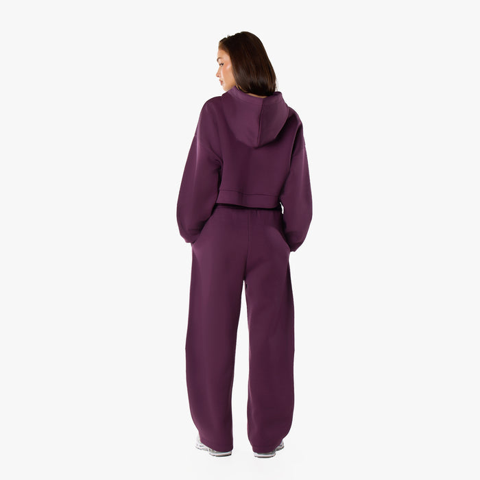 Essential Heavy Scuba Barrel Leg Tracksuit | Plum