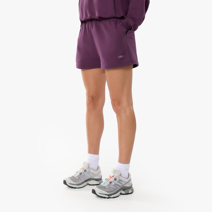 Essential Logo Hoodie Twinset | Plum