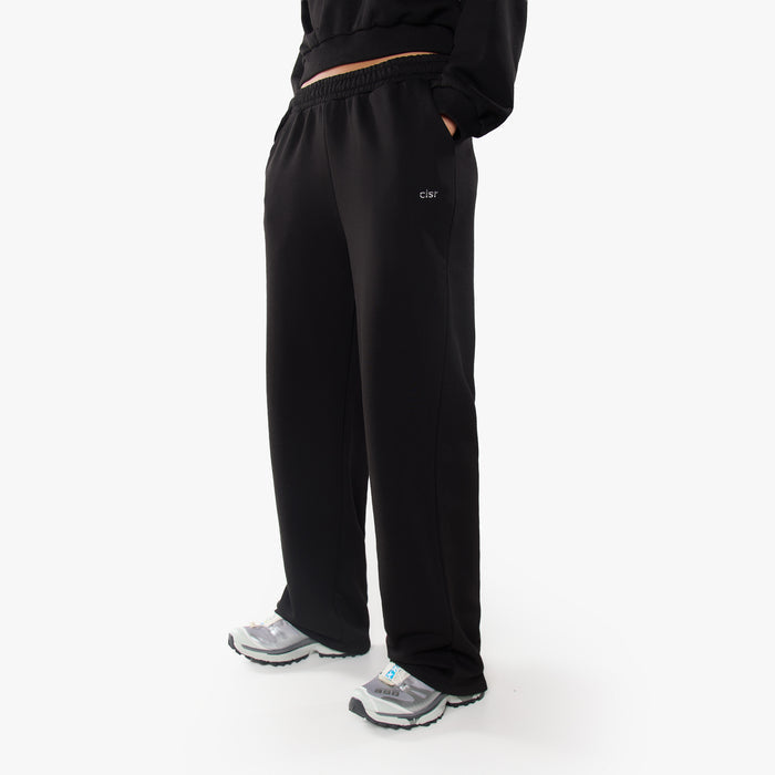 Essential Logo Sweatshirt Tracksuit | Black