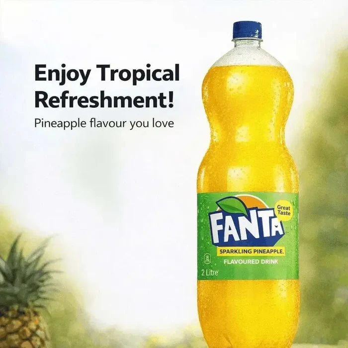 Fanta Pineapple 2 Litre Facebook Ad