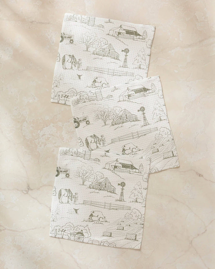 Farmyard Dishcloth Set - Olita Gifts & Goods
