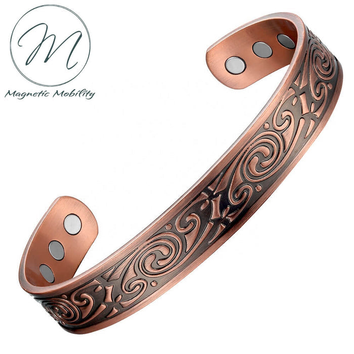 Feverfew Copper Bracelet