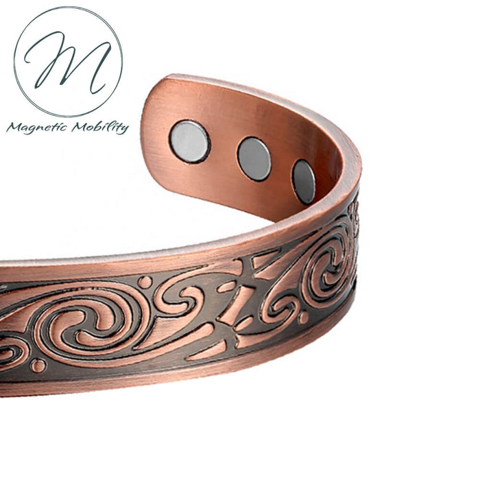 Feverfew Copper Bracelet