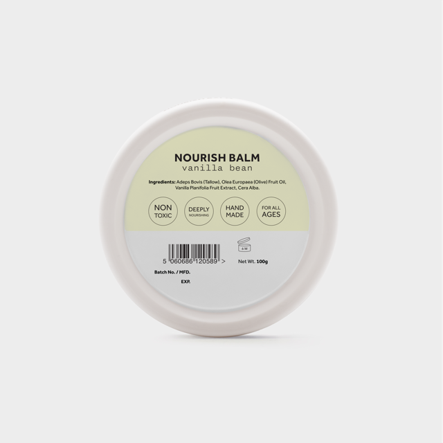 Fierce Nature Pure Organic Tallow Vanilla Balm 100g