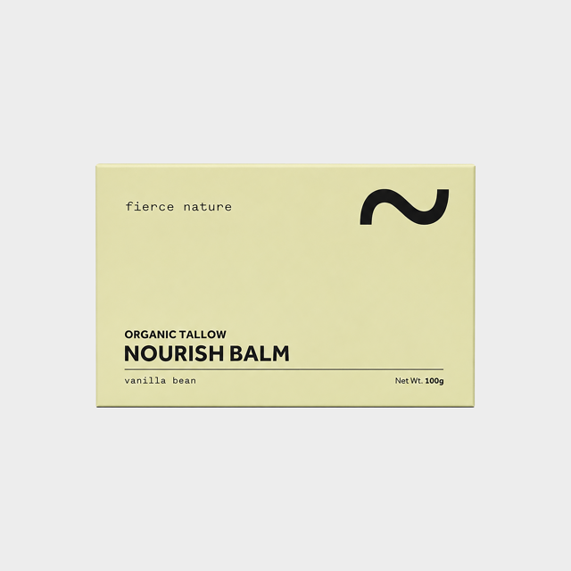Fierce Nature Pure Organic Tallow Vanilla Balm 100g