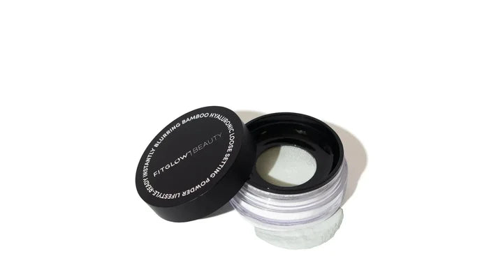 Fitglow Bamboo Hyaluronic Loose Setting Powder (9g) - Green