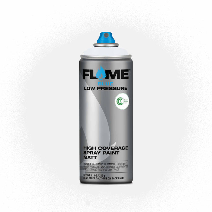 Flame spray paint can on a white background.