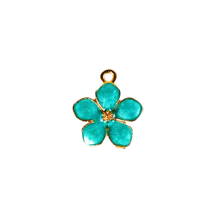 Flower Charm - Sky Blue