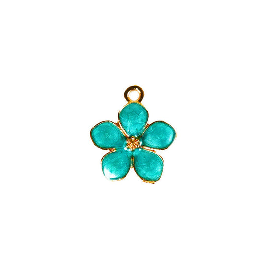 Flower Charm - Sky Blue