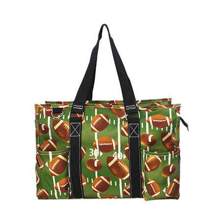 football tote bag, football organizer tote, NGIL football bag, football mom tote, football coach tote, football game day bag, canvas football tote, zippered football tote, football field tote, football gear bag, football practice tote, football utility tote, football fan tote, football mesh pocket bag, football team tote, football caddy tote, football carryall bag, football water bottle tote, football travel tote, football gift tote, monogram football tote, football bag for games