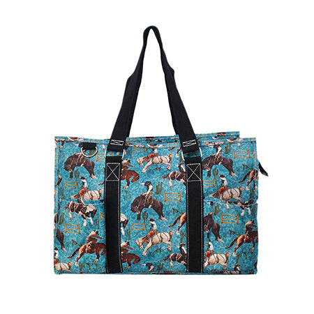 Giddy Up NGIL Zippered Caddy Organizer Tote Bag