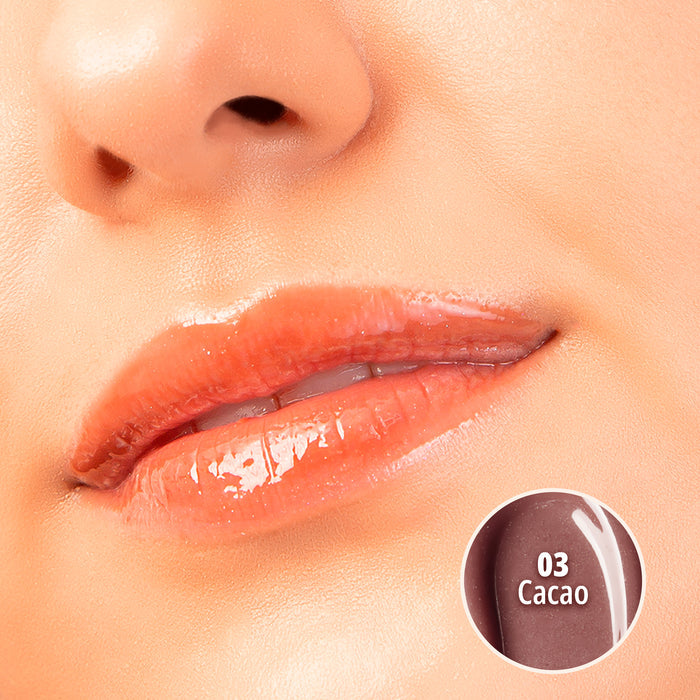 GLOW'N'GLOSSY LIP GLOSS (03 CACAO)