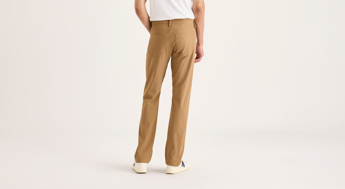 Back view of model wearing Otter Go Airweave 5-Pocket, Straight Fit.
