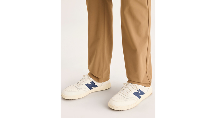View of model wearing Otter Go Airweave 5-Pocket, Straight Fit.