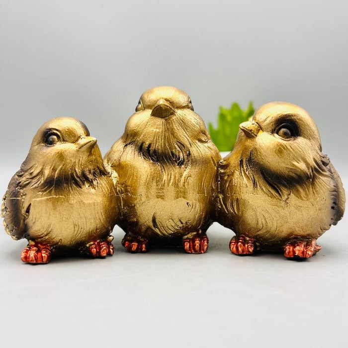 Gold Miniature Sparrow Ornament | Figurine