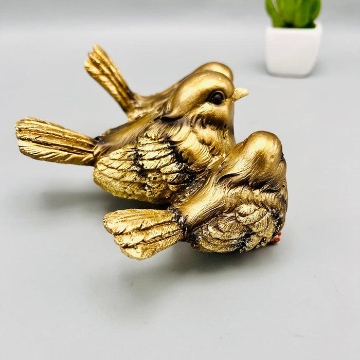 Gold Miniature Sparrow Ornament | Figurine