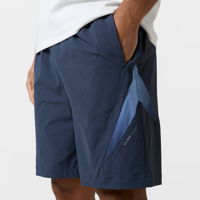 Gradient Motion Windbreaker Twinset | Navy/Blue