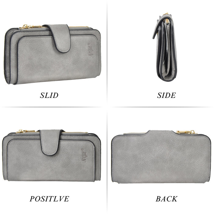 Gray NGIL Trifold Wallet