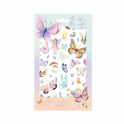 Great Pretenders Butterfly Fairy Tattoos